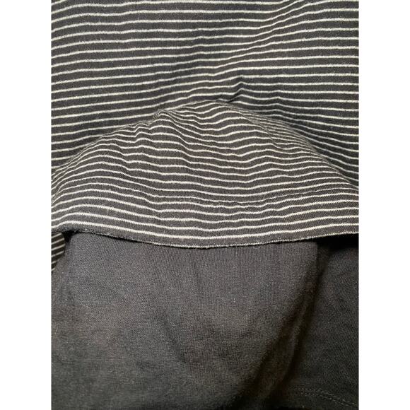 J Jill Gray & Black Striped Long Sleeve Dress - Size Medium - Picture 6 of 13